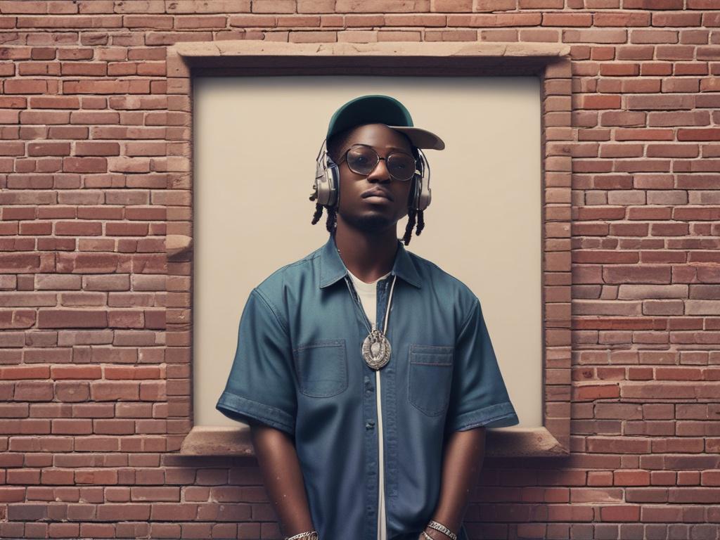 hip hop, album art, Bas360, music, vibrant, urban