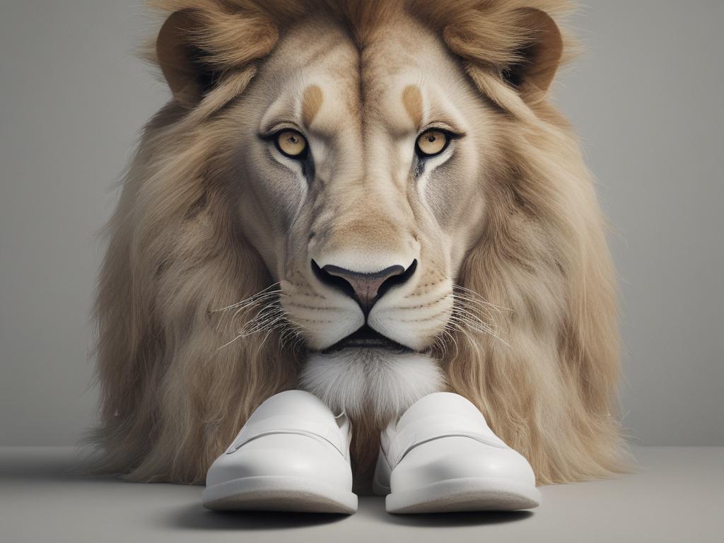 Bas360, Lion Edition, White Slippers, stylish, comfort, luxury, urban fashion