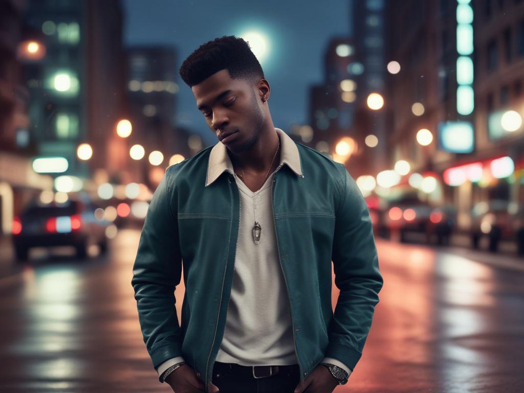 Micah Monroe, R&B, music, soulful, urban, city lights