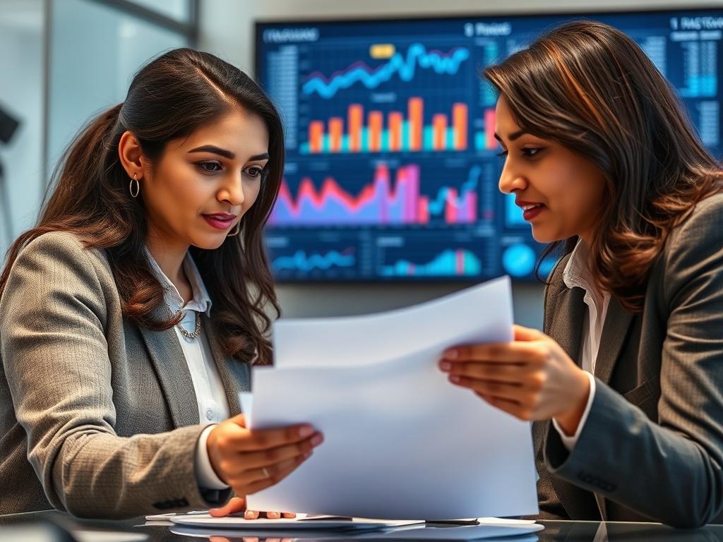 A high resolution image capturing a professional woman (Gopika Ashok)