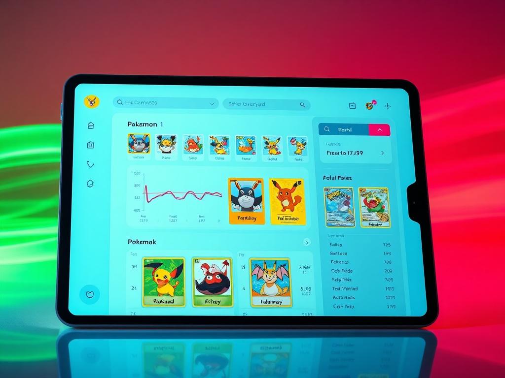 Create a high resolution image of a sleek tablet displaying