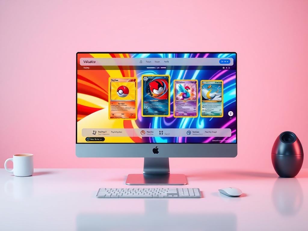 Create a photorealistic image of a sleek, modern computer displaying
