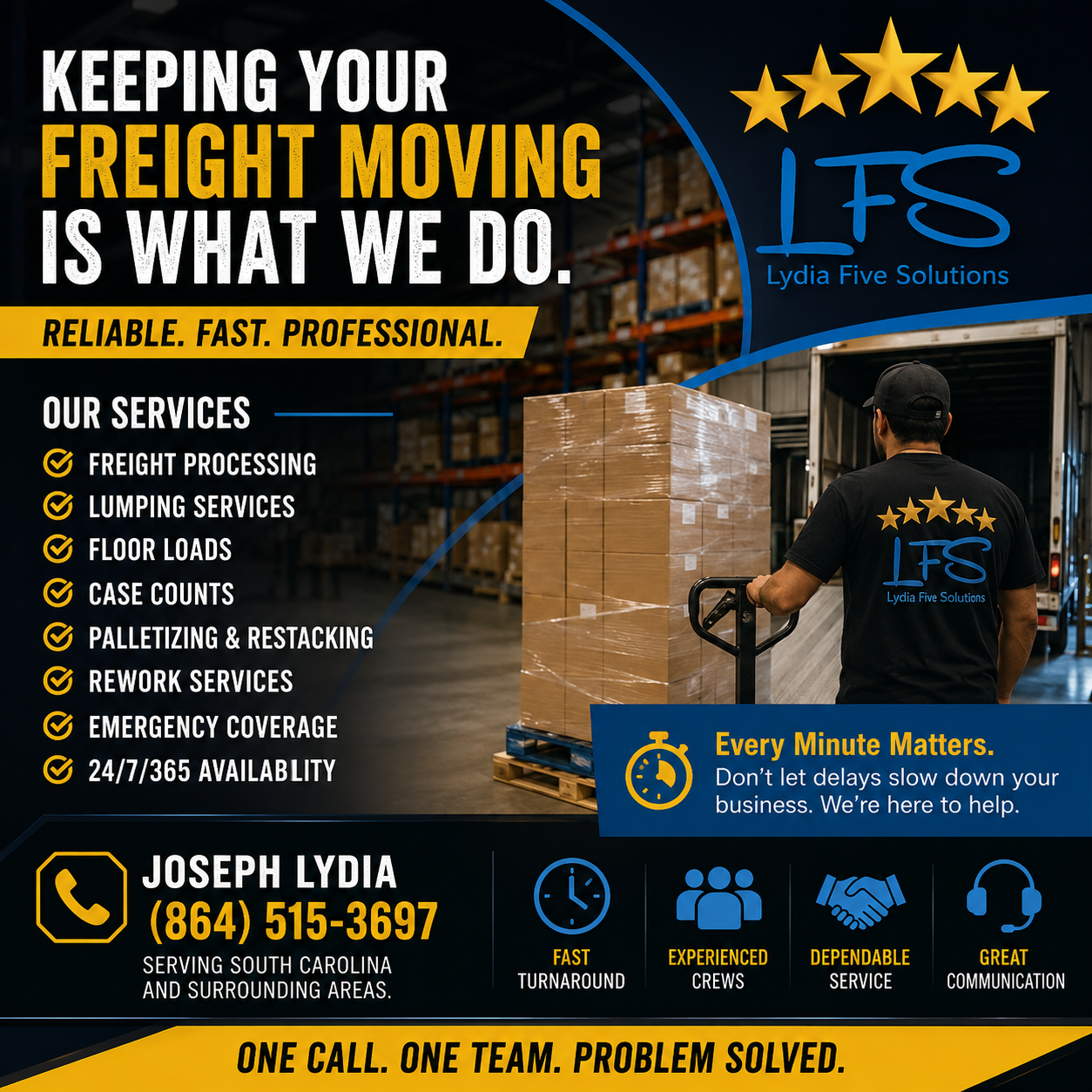 Lydia Five Solutions Team