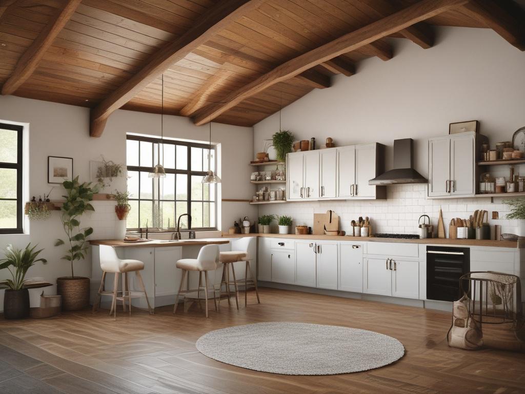 a newly renovated home with sparkling clean surfaces, bright natural light, and a sense of freshness