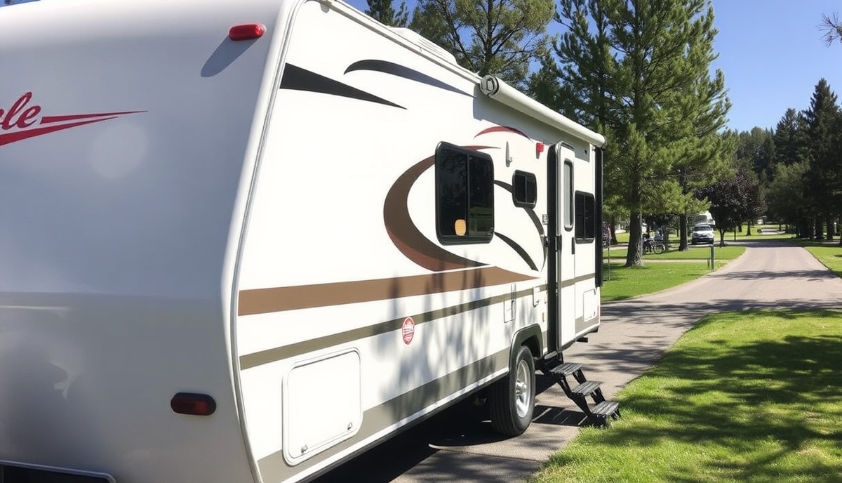 Professional RV detailing near Eagle Bike Park