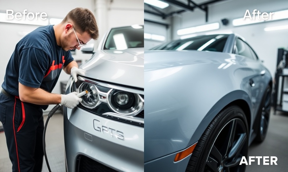 Professional ceramic coating application and installation