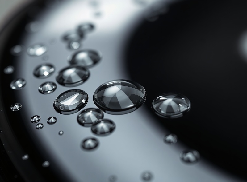 Professional ceramic coating application with water beading effect