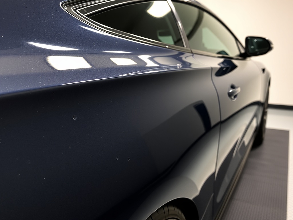 Premium ceramic coating on luxury vehicle in Meridian showing ultra-glossy mirror-like finish