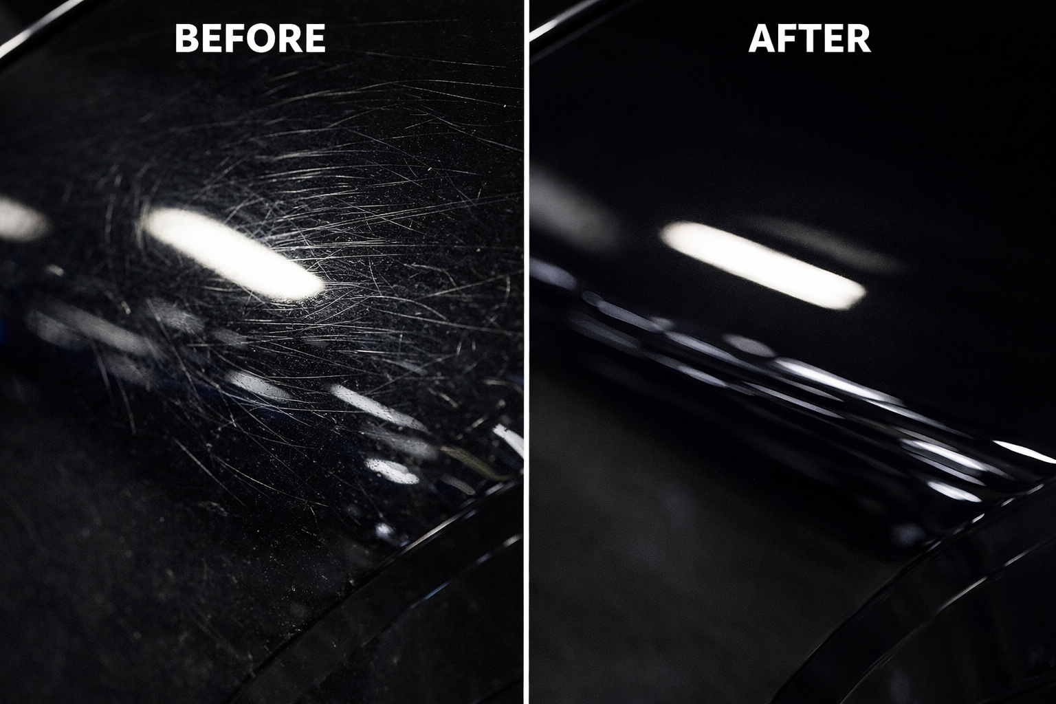 Paint correction service showcase