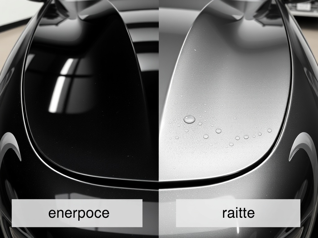 Ceramic coating versus wax - glossy coating comparison