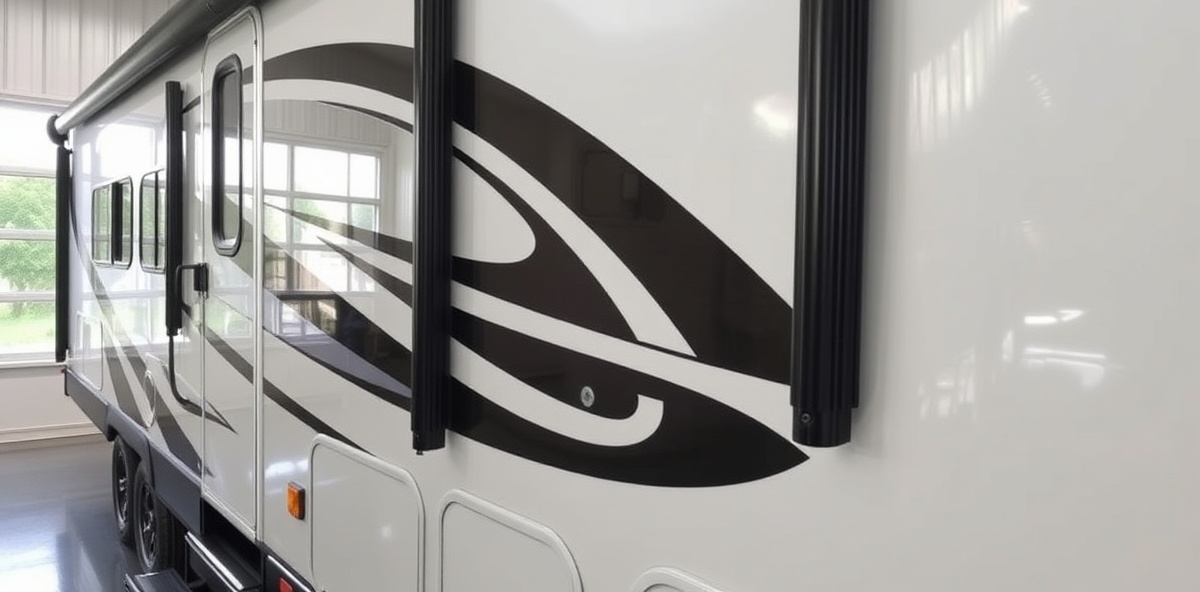 Professional Forest River Georgetown travel trailer detailing Eagle