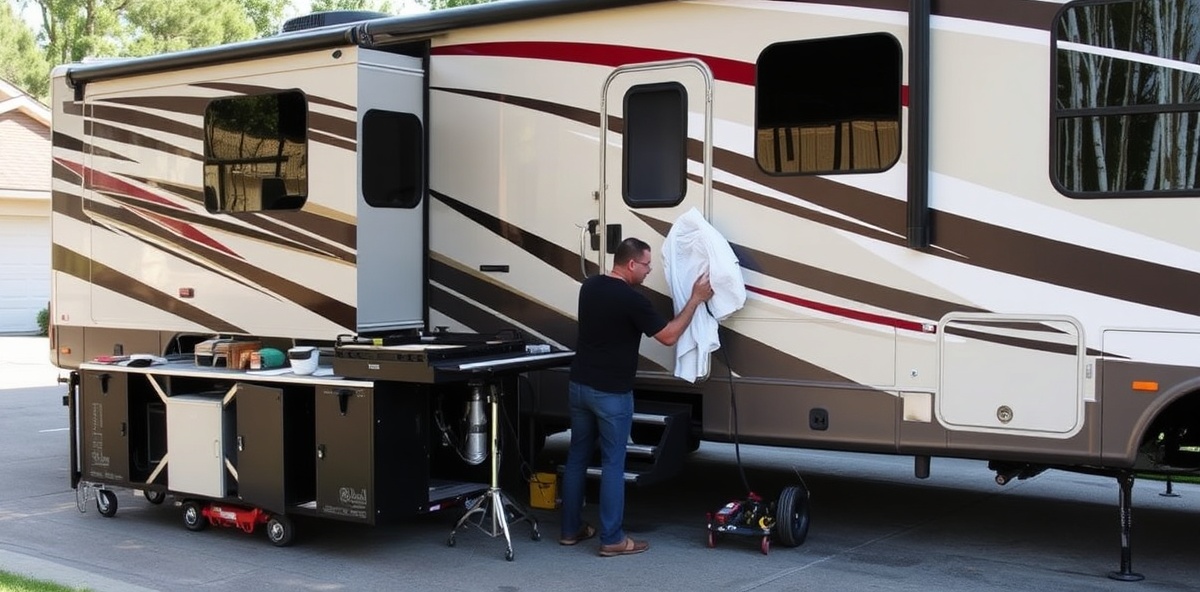 Mobile detailing service for Grand Design RVs