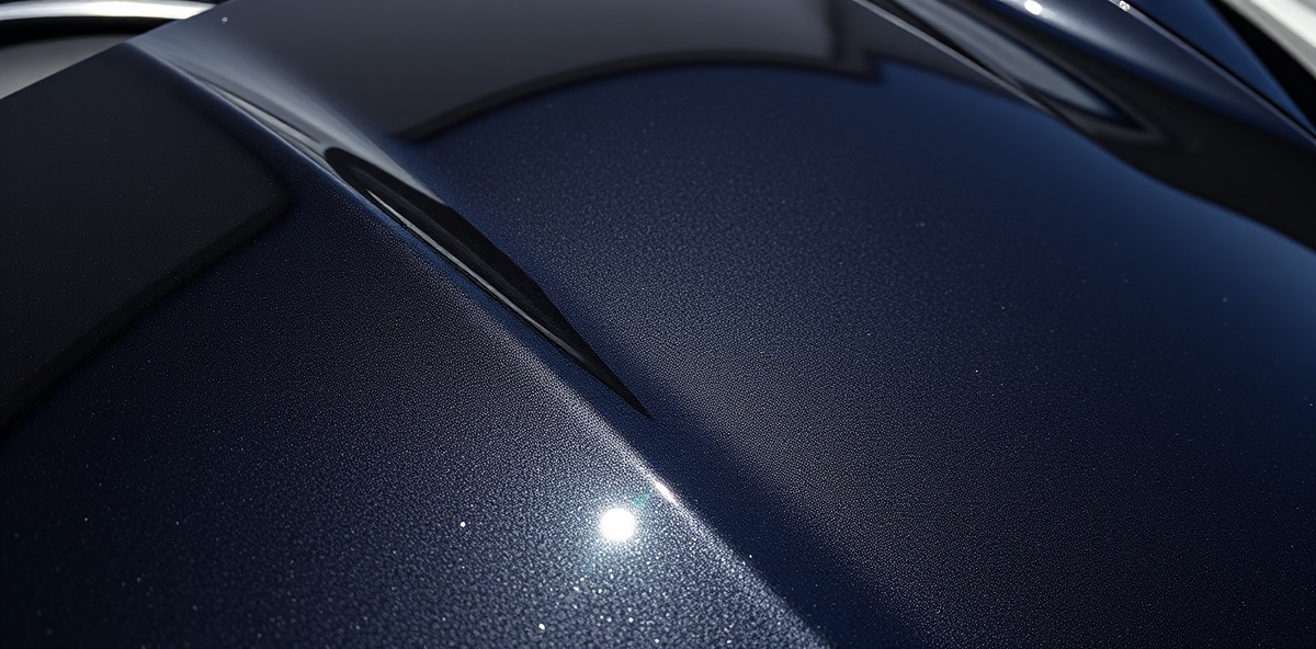 Premium ceramic coating with brilliant mirror-like shine