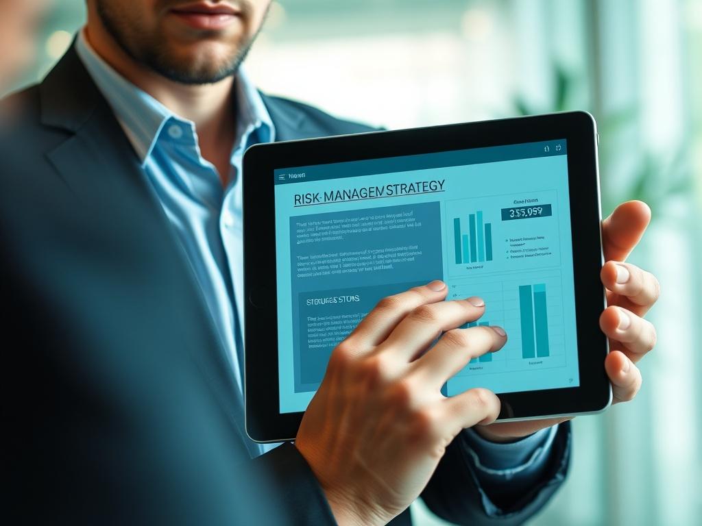 A close up shot of a business professional presenting a