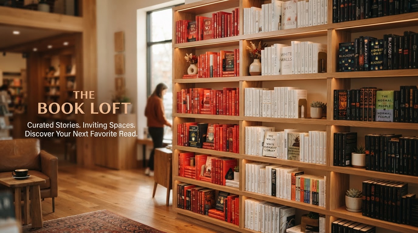 Professional bookstore with beautiful collection