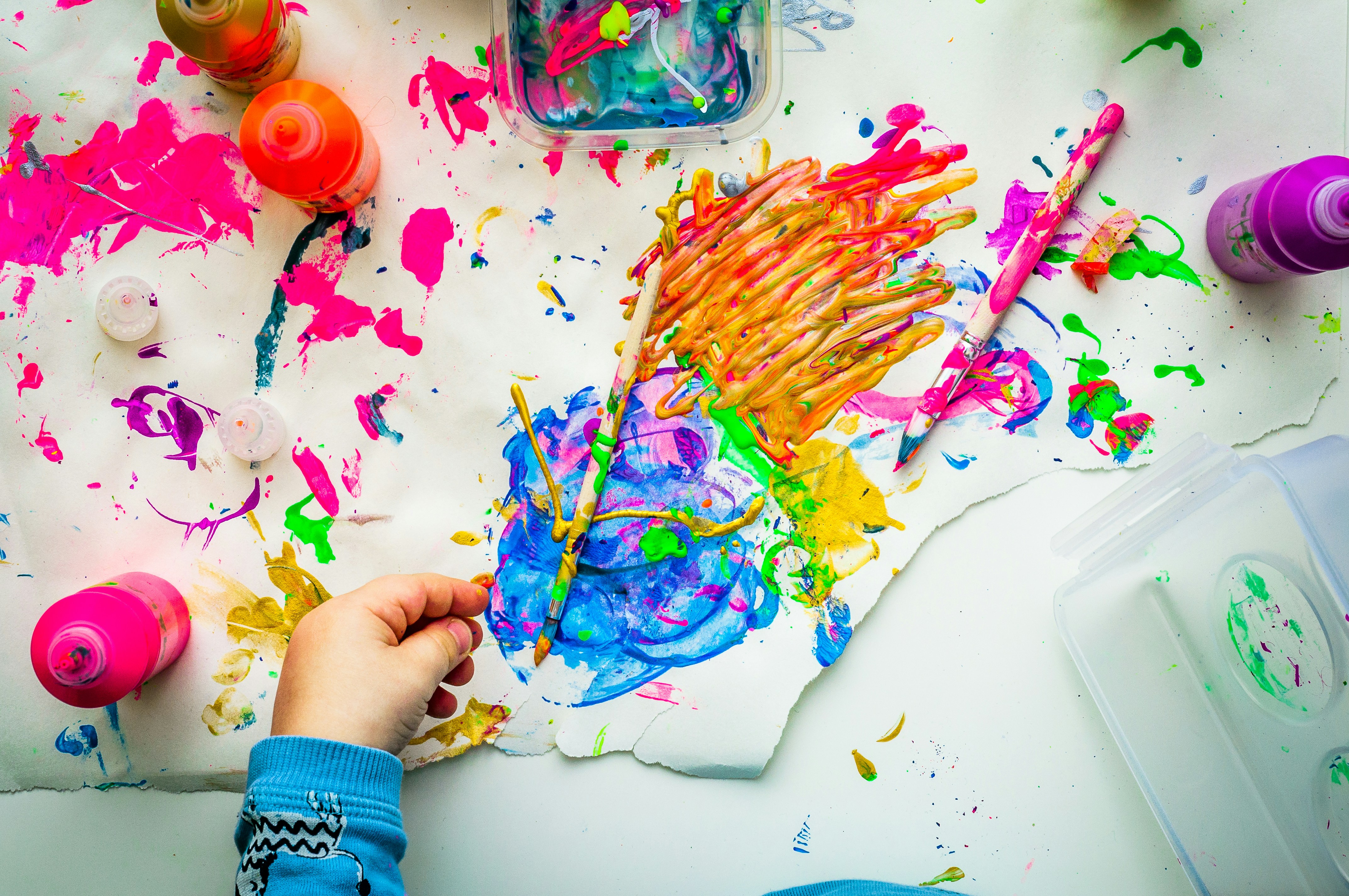 Collaborative art workshop