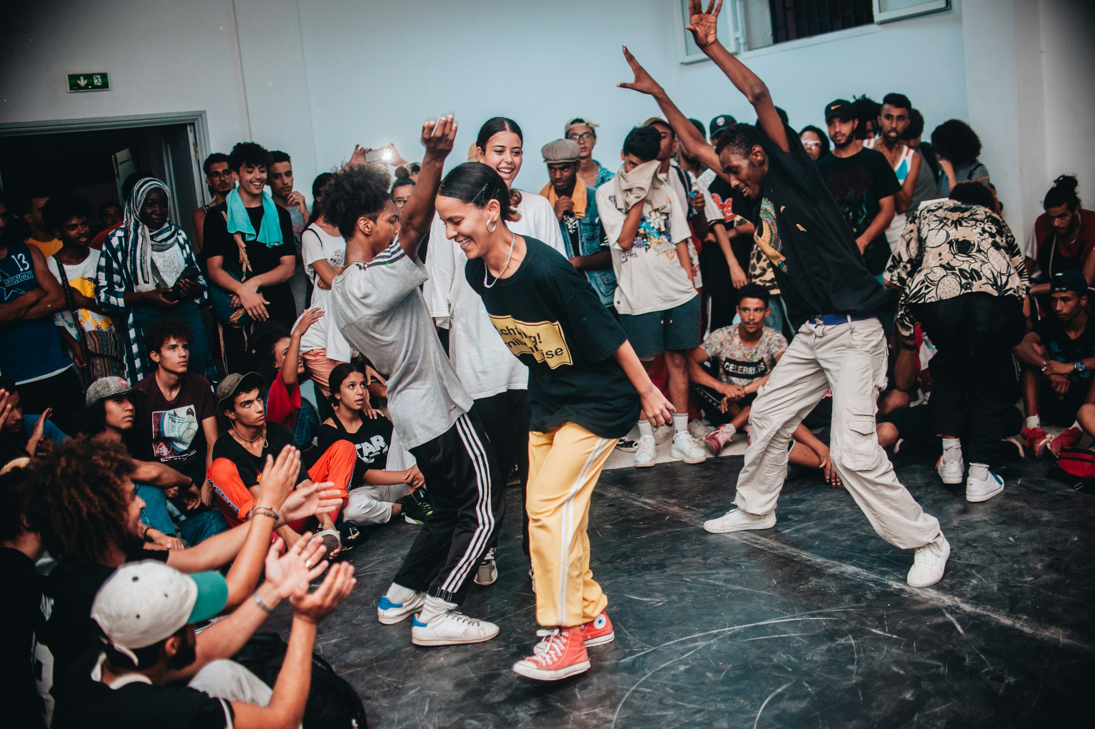 Group of people in a movement or wellness activity
