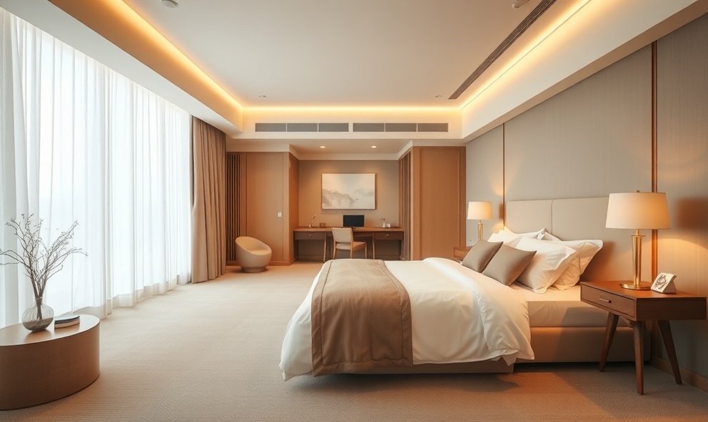 Calm hotel interior at Dream Tree Hotel