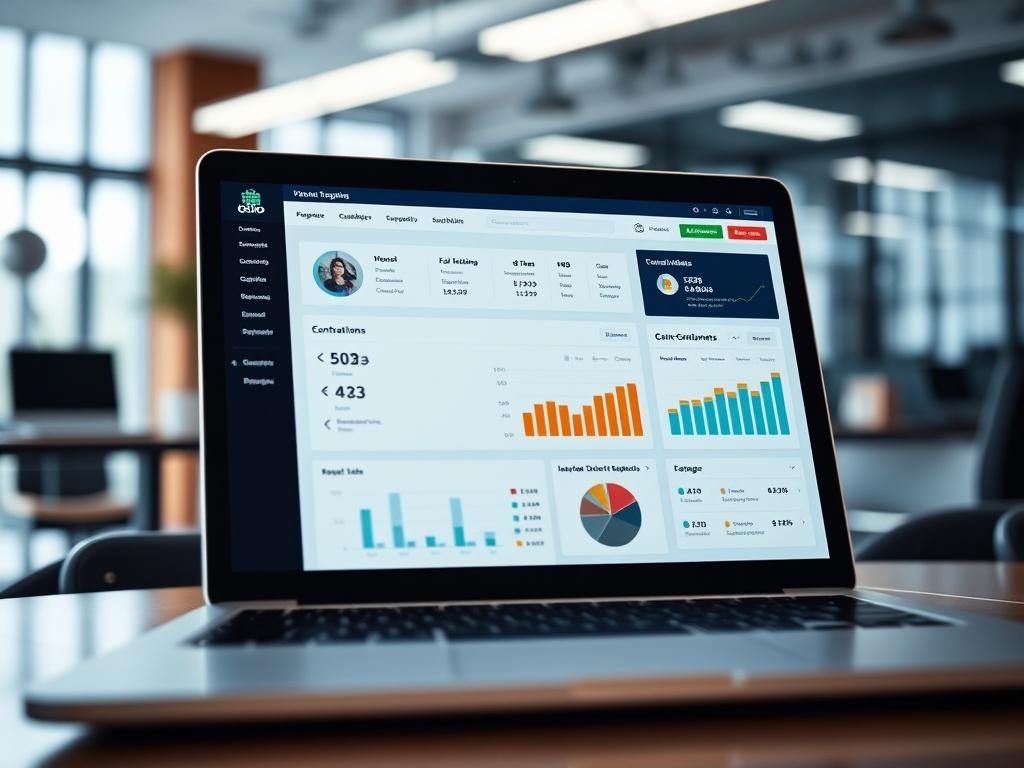 A close up shot of a digital contribution tracking dashboard