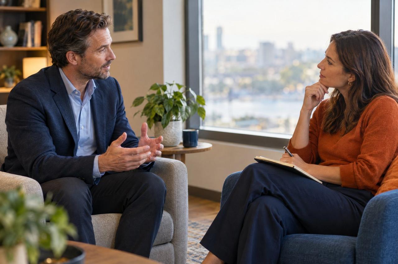 Executive coaching conversation