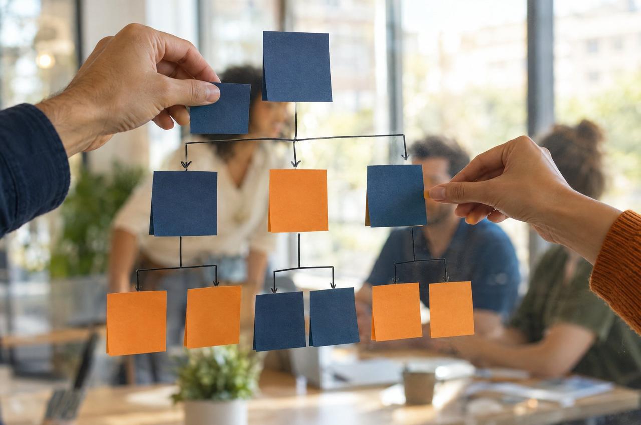 Redesigning an organization chart