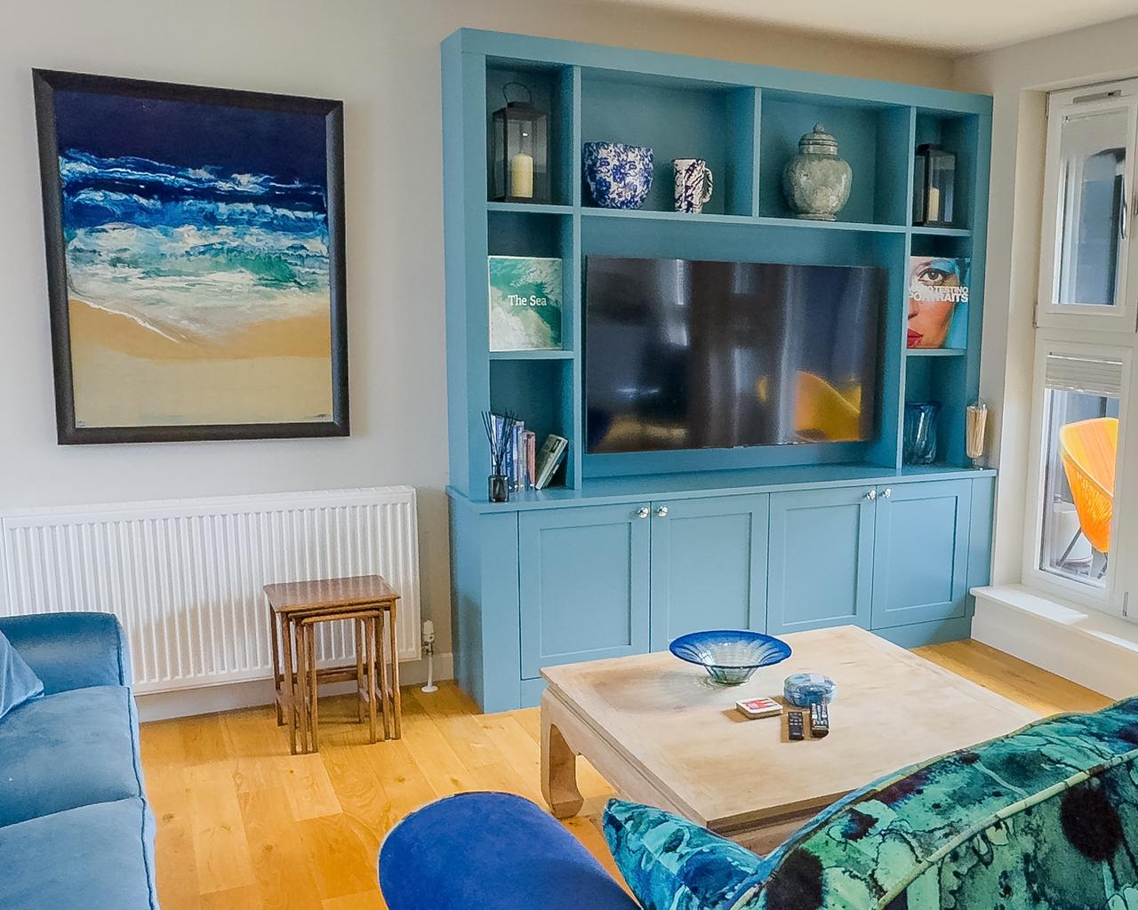 Custom Media wall and units in Essex & London Carlos Saavedra Design