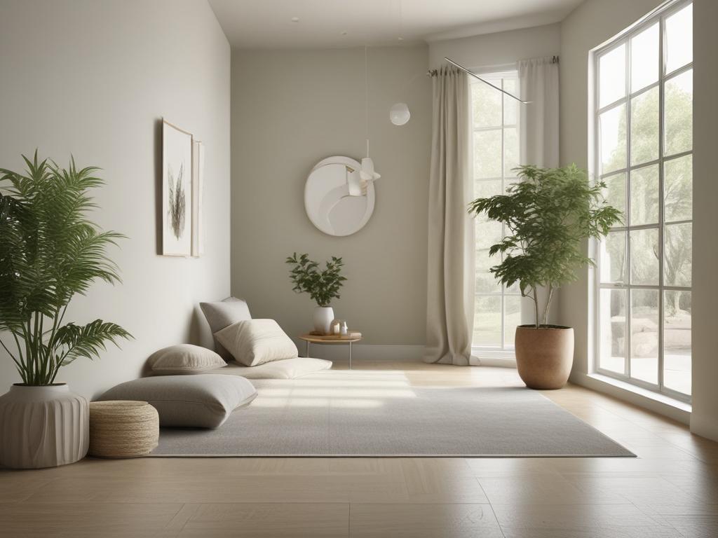 wellness studio, serene environment, holistic space