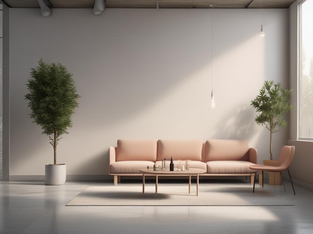 shared amenities, waiting area, kitchenette, beauty community