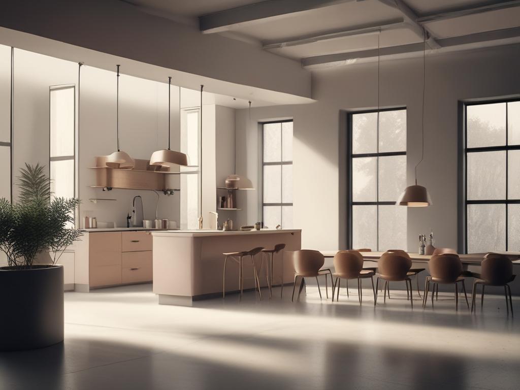 shared amenities, waiting area, kitchenette, beauty community