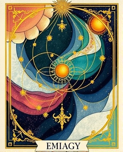 Mystical Tarot Card