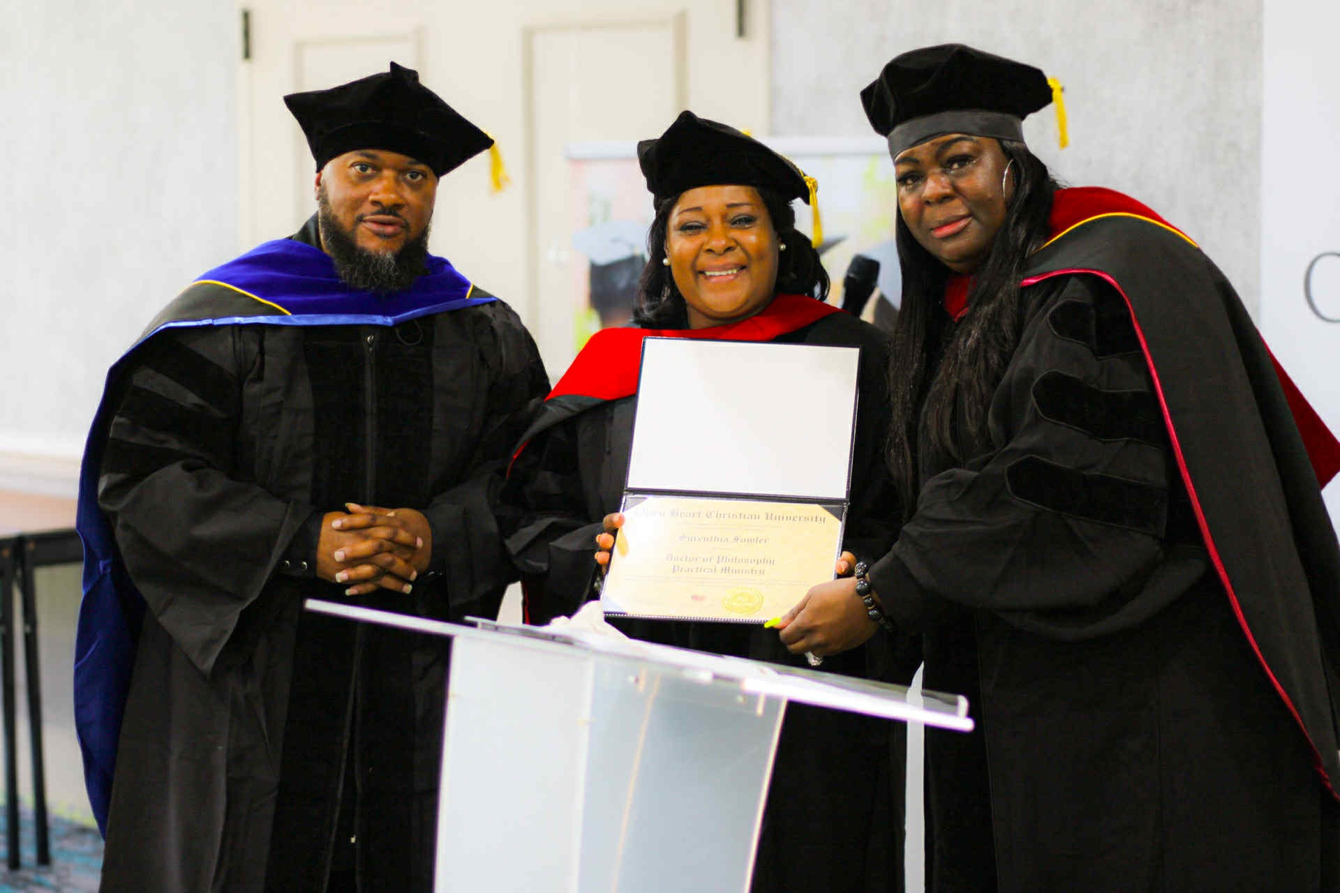 Community gathering for ministry and outreach event