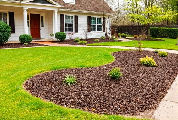 Professional spring yard cleanup