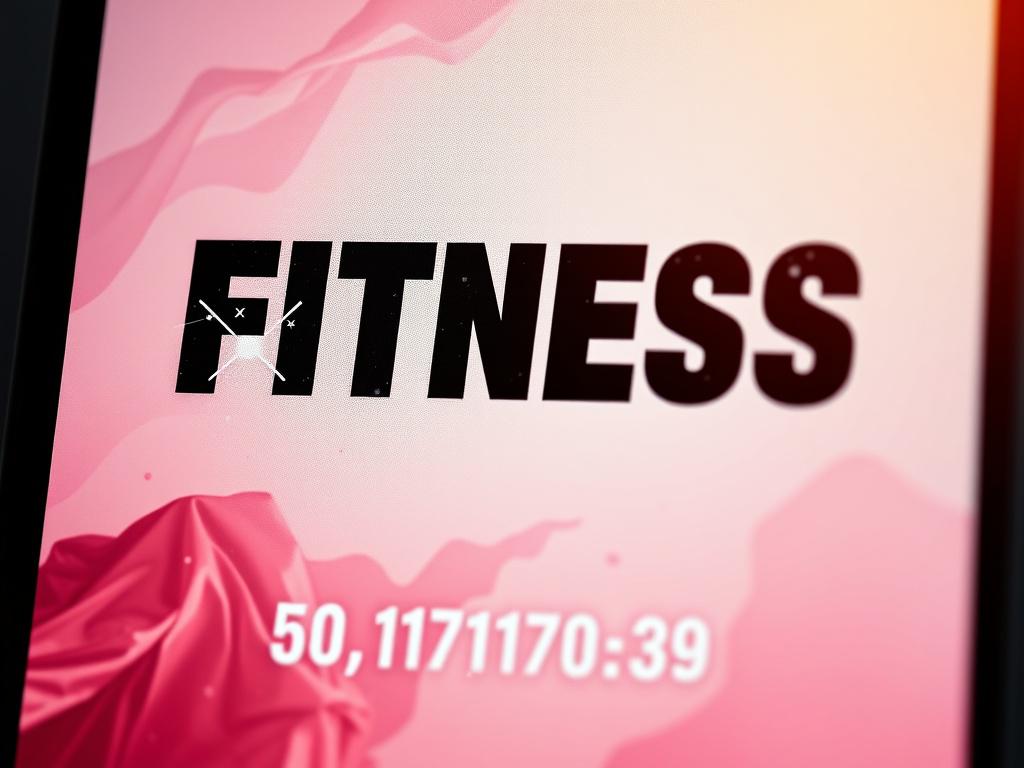A hyper realistic close up shot of a fitness social
