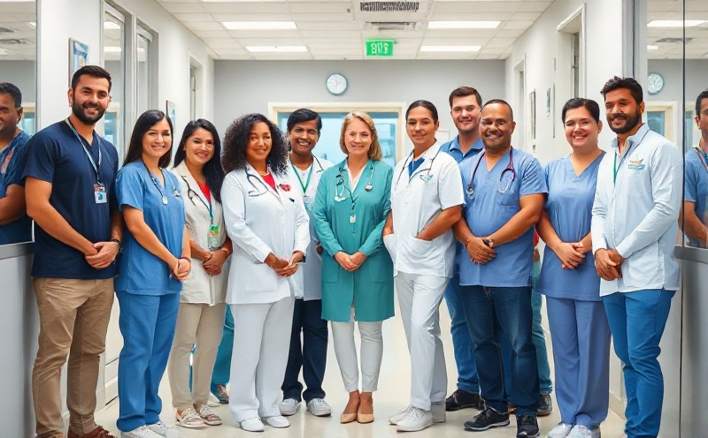 Diverse recruitment team showing professional care in healthcare setting