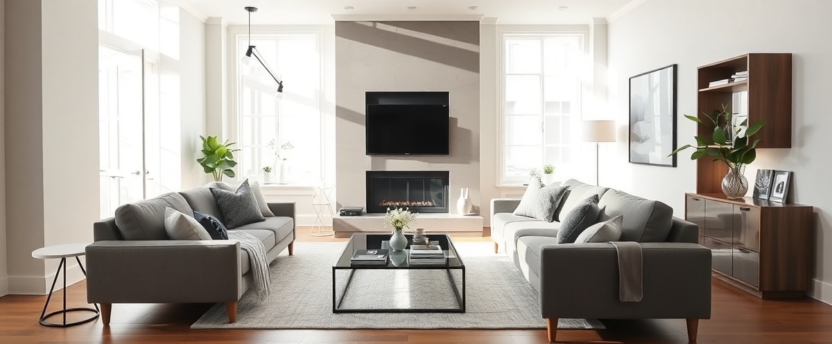 Freshly painted modern interior