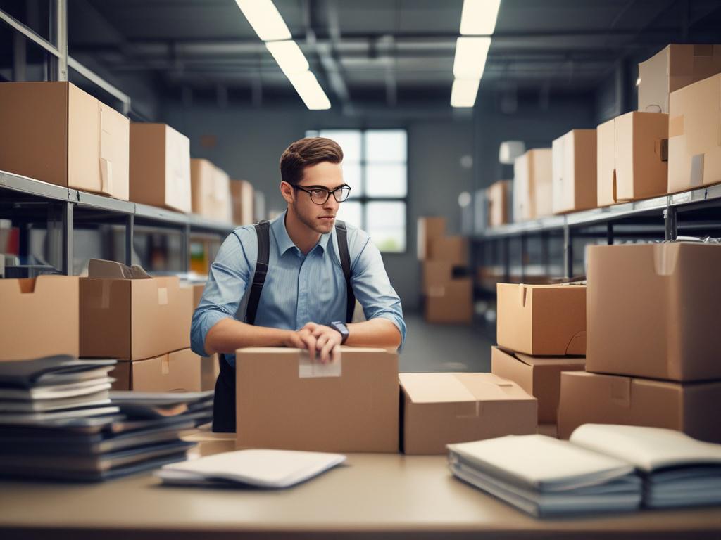 A close up shot of a business professional overseeing the