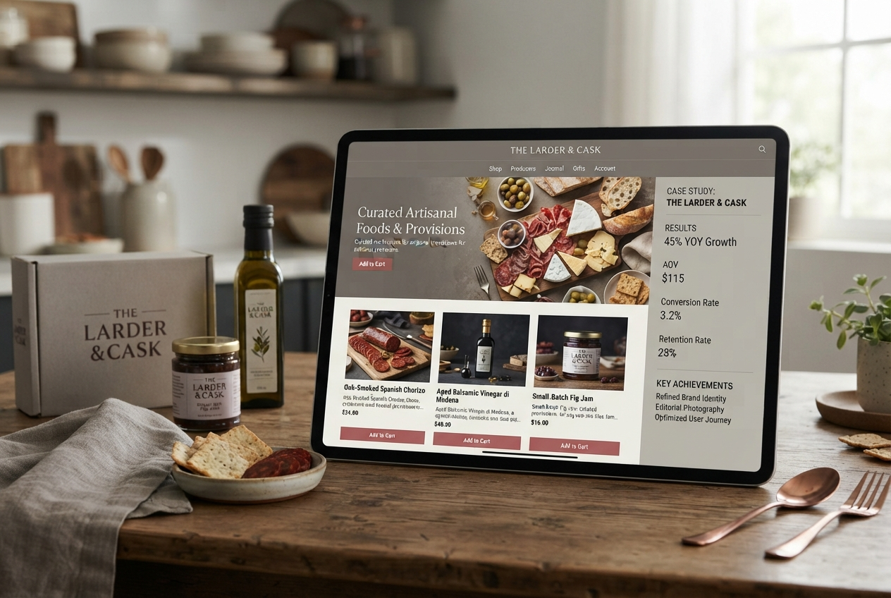 Terroir & Table gourmet food e-commerce