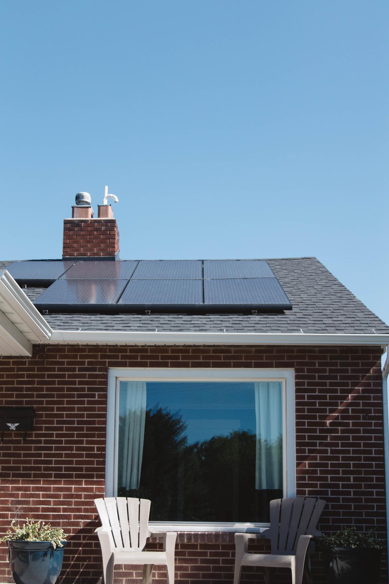 home in CT using residential solar system