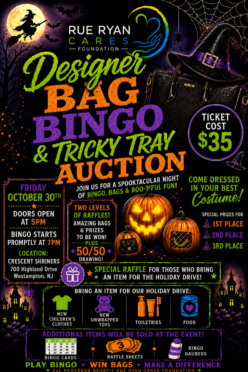Bag Bingo and Tricky Tray Flyer