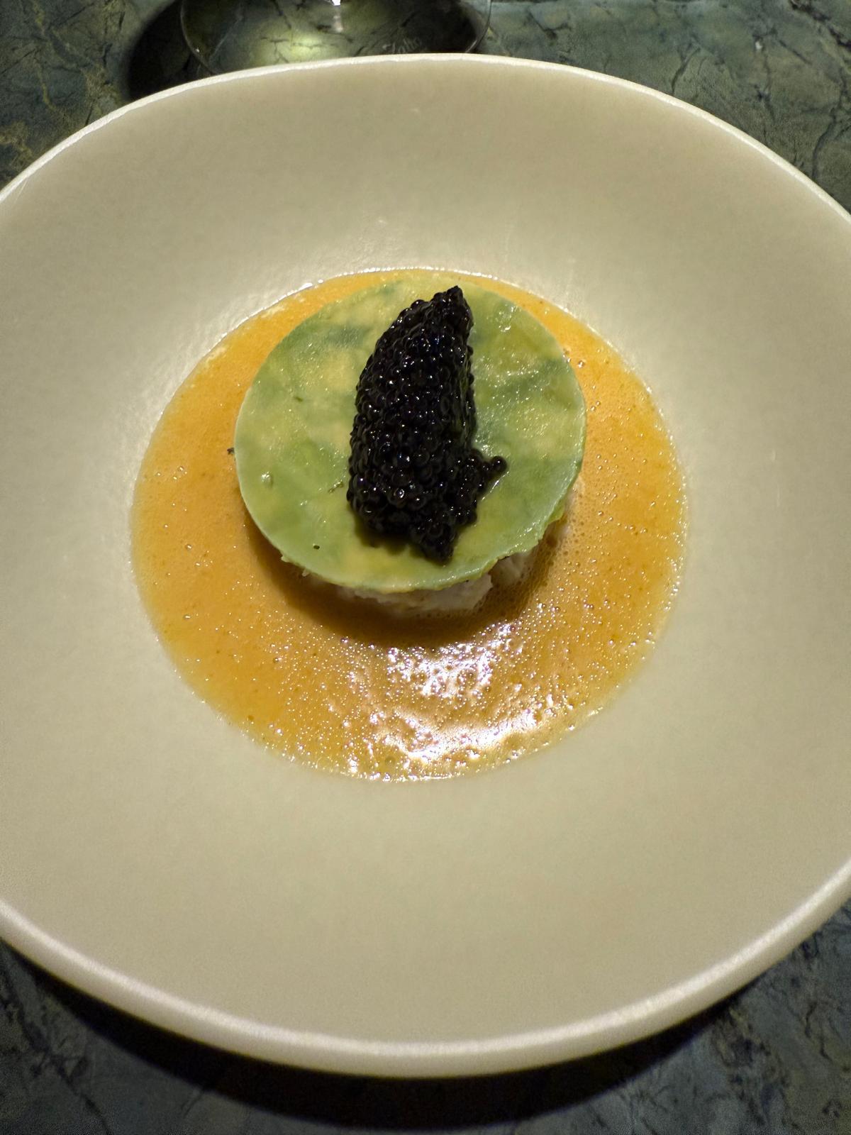 Michelin-starred dish at Tuju São Paulo - Best Fine Dining Restaurant in Brazil