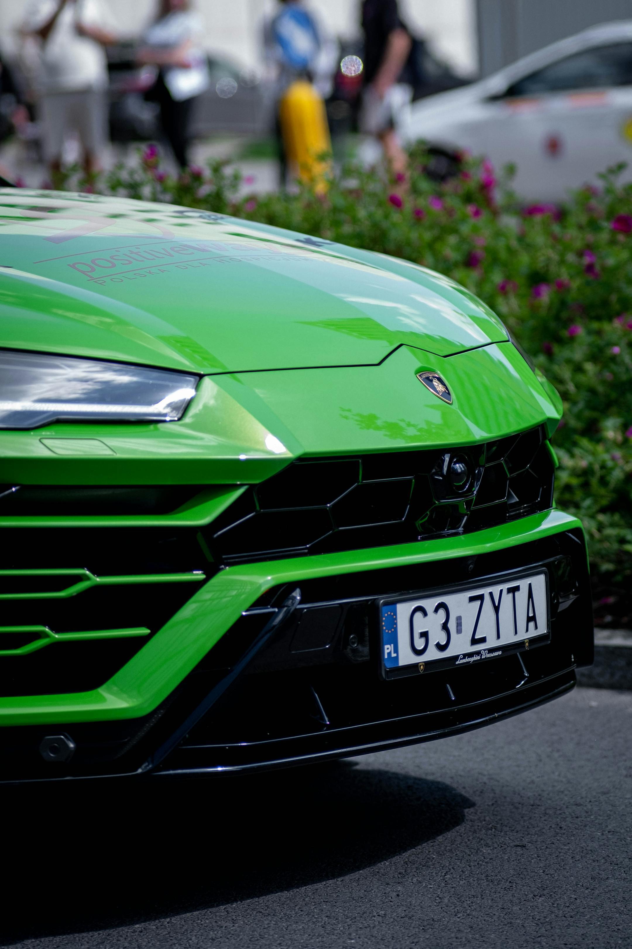 green Lamborghini Urus
