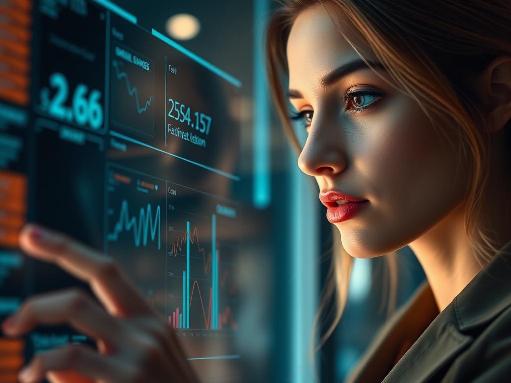 A hyper realistic close up image of a professional woman