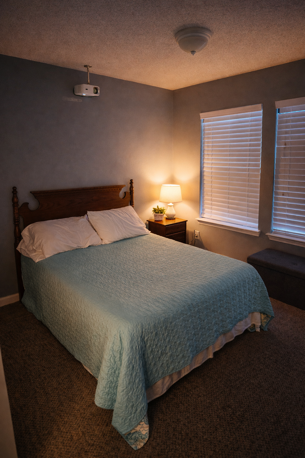 Upscale bathroom with spa-like amenities