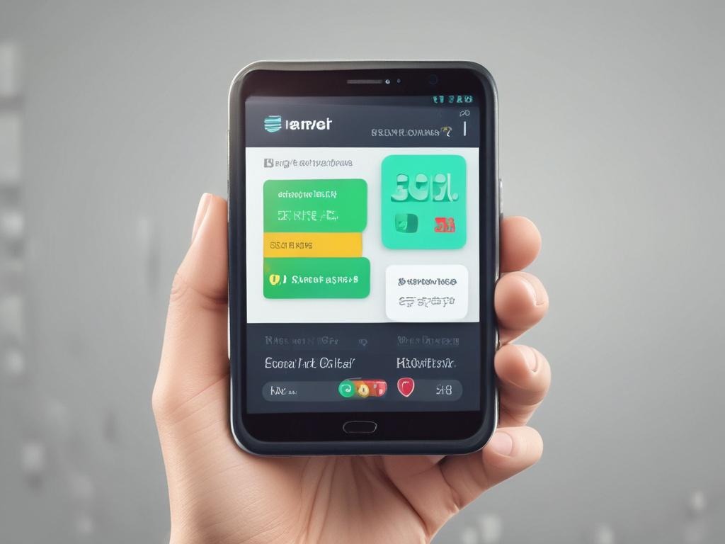A close up shot of a smartphone displaying job alert