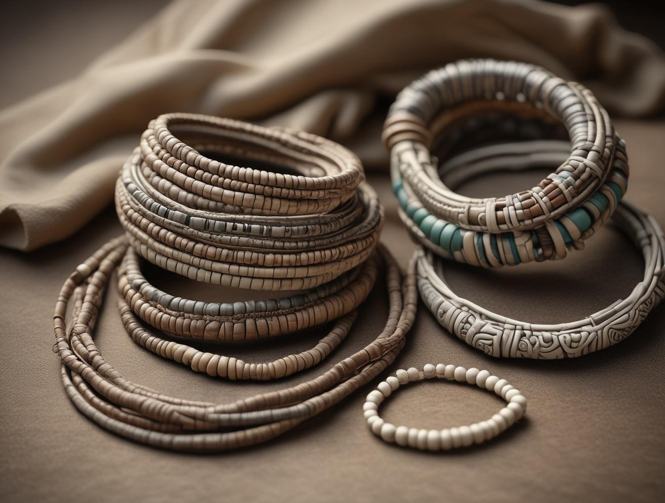 Tribal jewellery display
