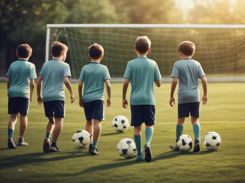 soccer training, kids practicing, skills development, teamwork