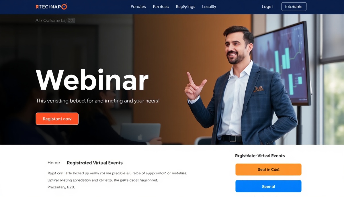 Webinar and virtual event