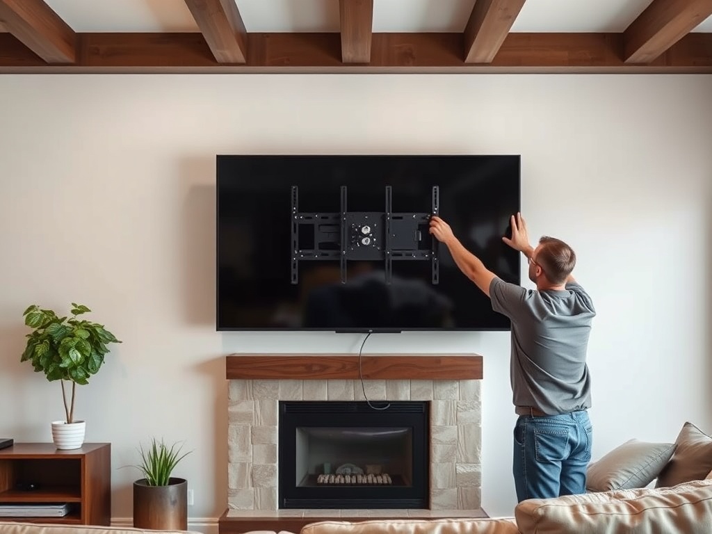 Professional TV and picture mounting service