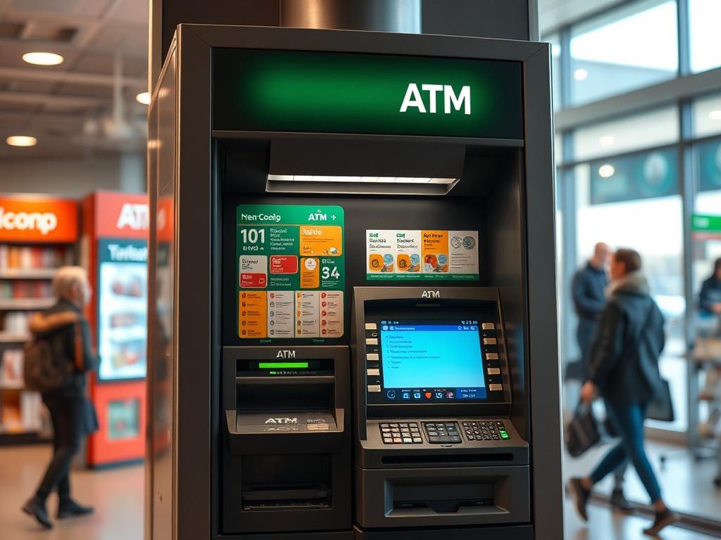 A foreign currency ATM located in a Calgary Co op