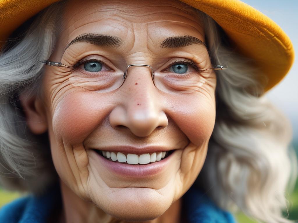 **AI Image Generation Prompt:**

Create a highly realistic, high-resolution photo depicting a vibrant and joyful older adult woman, around 65 years old, enjoying a lively dance session in a sunlit community center. The woman should have an expressive smile, showcasing her active and energetic spirit. She is dressed in comfortable, colorful athletic wear that reflects vitality and enthusiasm. 

The composition should be simple and clear, focusing solely on her as the subject. Capture her in mid-dance, displa